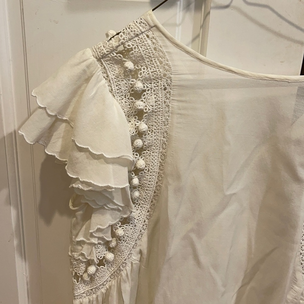 Sea cream colored top